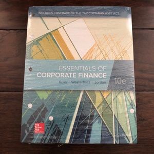 *NEW* Essentials of Corporate Finance 10e